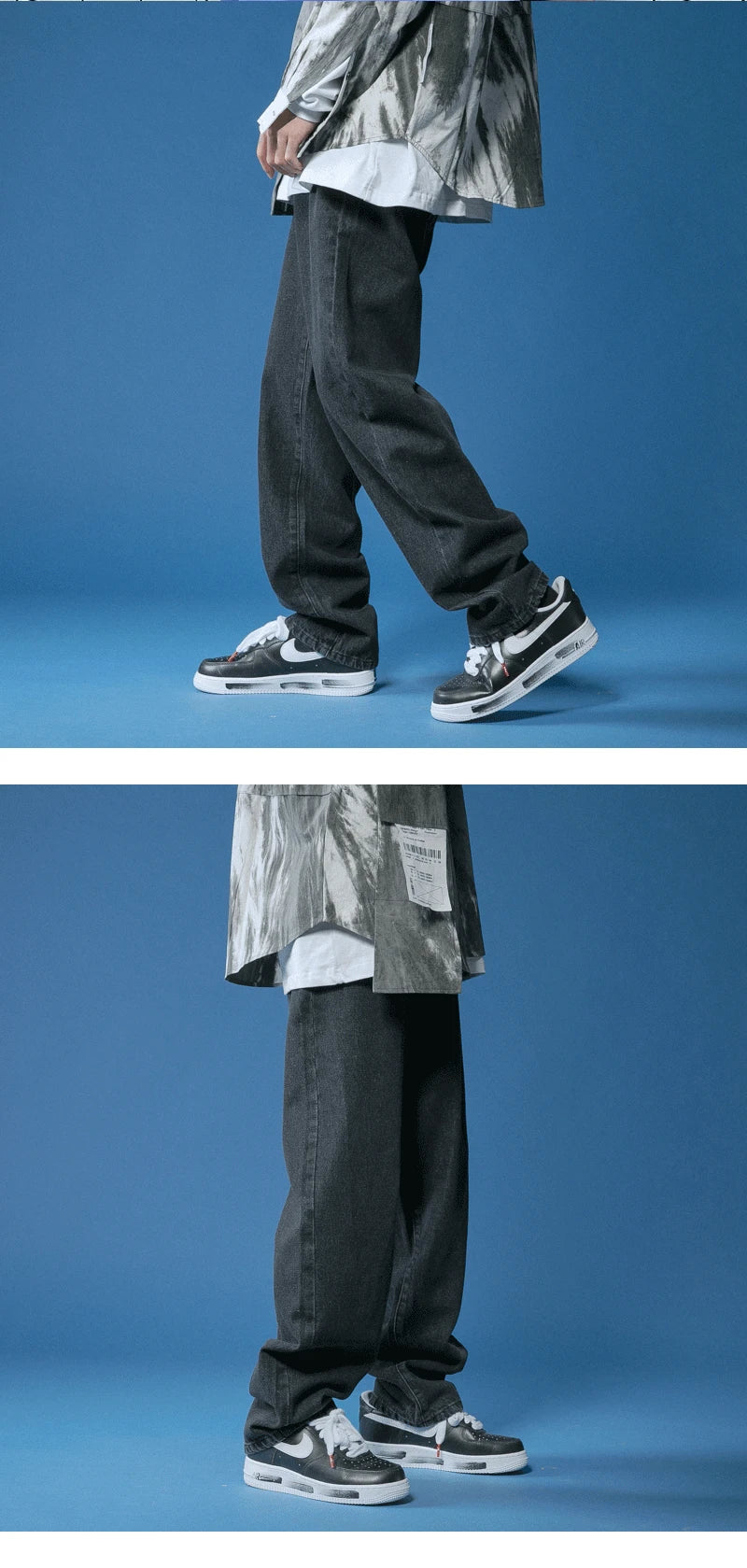 Haremjeans för män – Lös passform och baggy stil