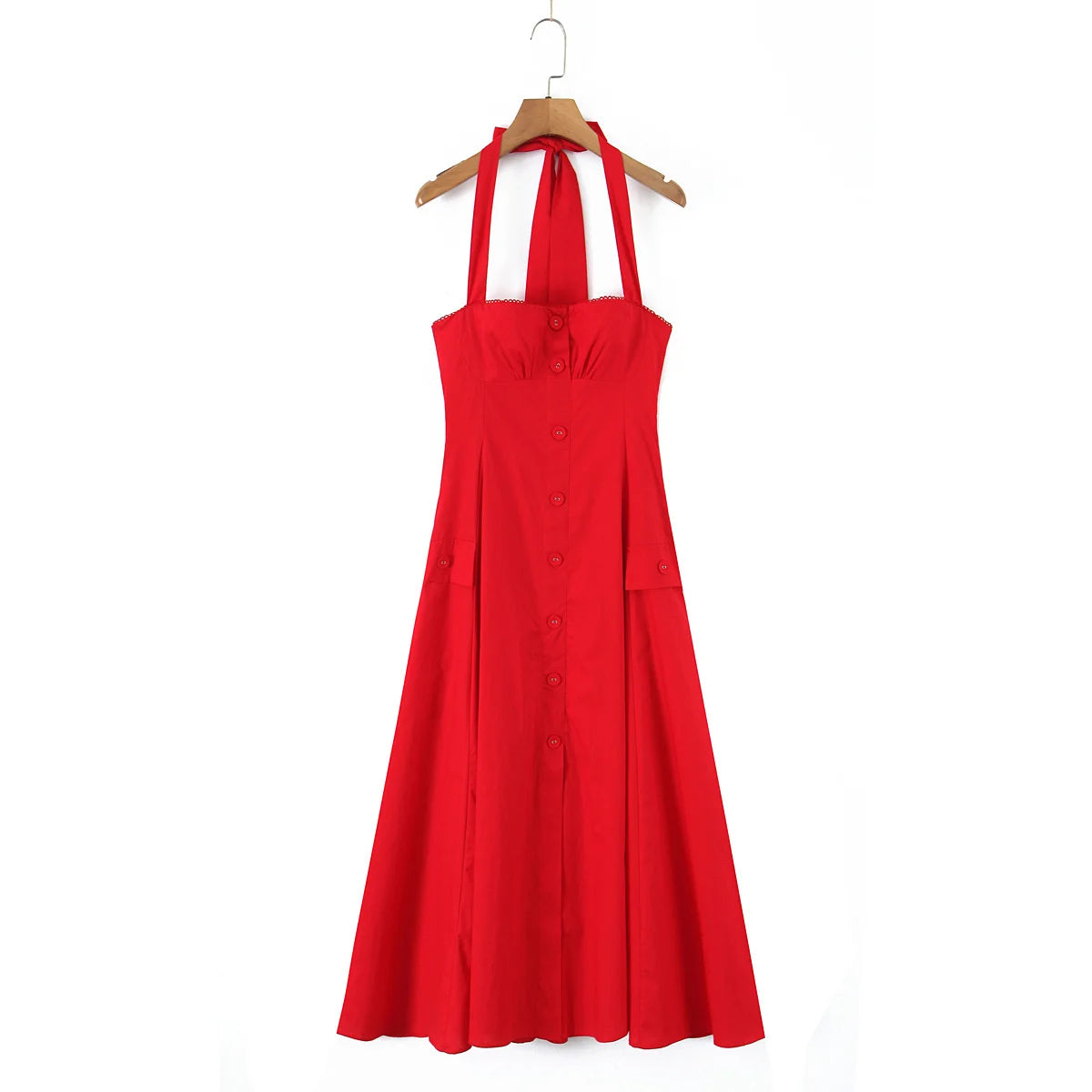 Vintage Floral Elegant Klänning För Sommaren