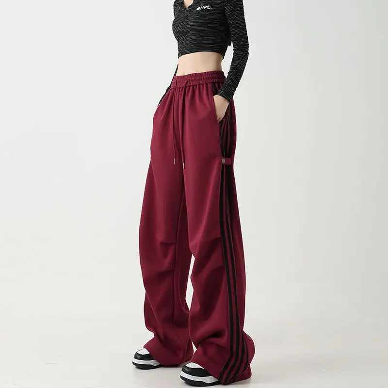 Högmidjade Mjukisbyxor Loose Fit