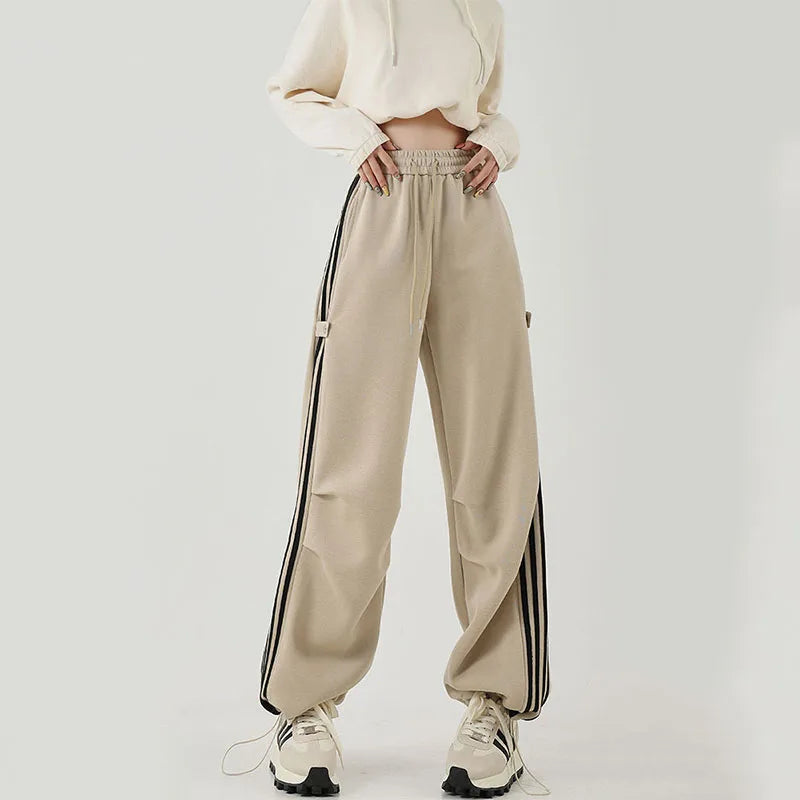 Högmidjade Mjukisbyxor Loose Fit