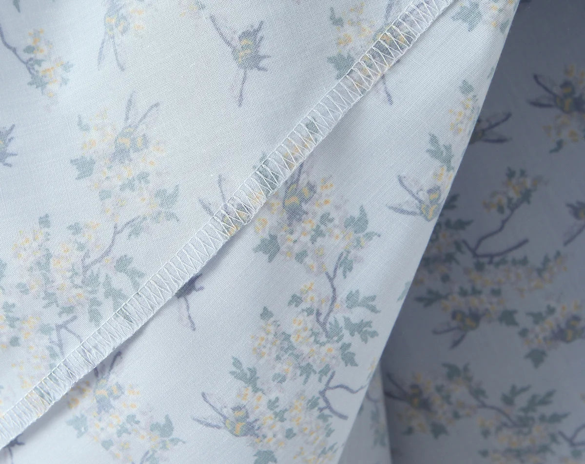 Vintage Floral Elegant Klänning För Sommaren