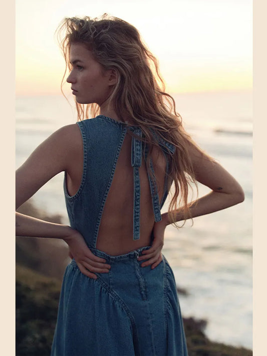 Denimklänning