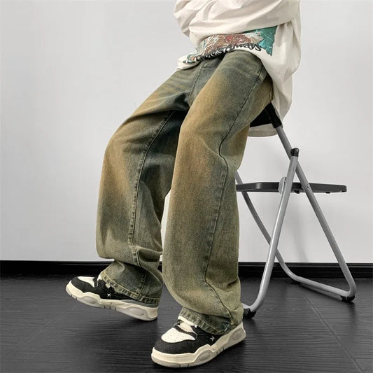 Herrjeans Tvättade Denim