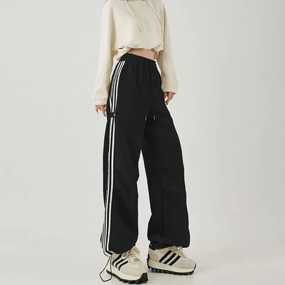 Högmidjade Mjukisbyxor Loose Fit