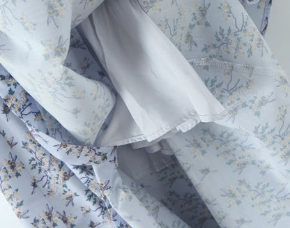 Vintage Floral Elegant Klänning För Sommaren